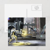 Screenshot: Cyborg vs Nightwing 2 Briefkaart (Voorkant / Achterkant)