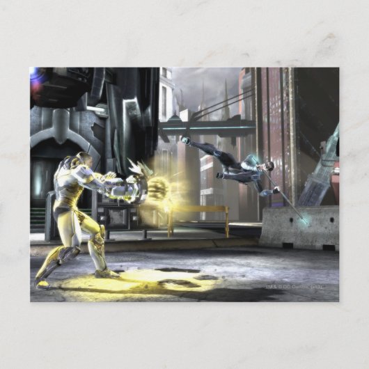 Screenshot: Cyborg vs Nightwing 2 Briefkaart (Voorkant)