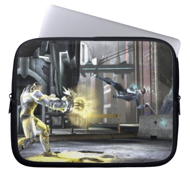 Screenshot: Cyborg vs Nightwing 2 Laptop Sleeve (Voorkant)