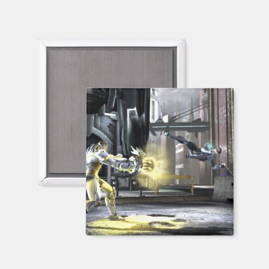 Screenshot: Cyborg vs Nightwing 2 Magneet (Voorkant / Achterkant)