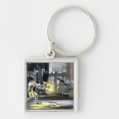 Screenshot: Cyborg vs Nightwing 2 Sleutelhanger (Voorkant)