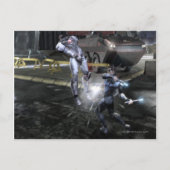 Screenshot: Cyborg vs Nightwing 3 Briefkaart (Voorkant)