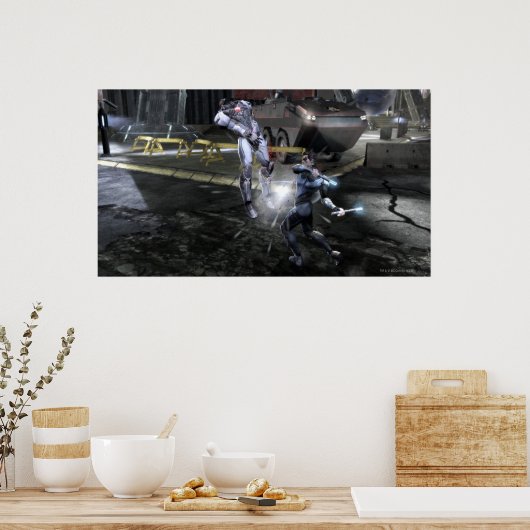 Screenshot: Cyborg vs Nightwing 3 Poster (Keuken)