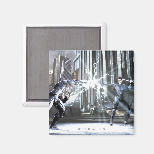 Screenshot: Cyborg vs Nightwing 4 Magneet (Voorkant / Achterkant)