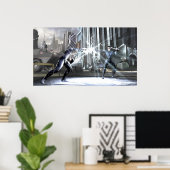 Screenshot: Cyborg vs Nightwing 4 Poster (Thuiskantoor)