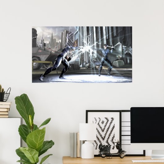 Screenshot: Cyborg vs Nightwing 4 Poster (Thuiskantoor)