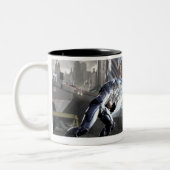 Screenshot: Cyborg vs Nightwing 4 Tweekleurige Koffiemok (Links)