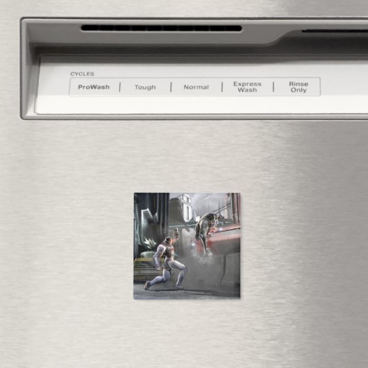 Screenshot: Cyborg vs Nightwing Magneet (Insitu (Vaatwasser))