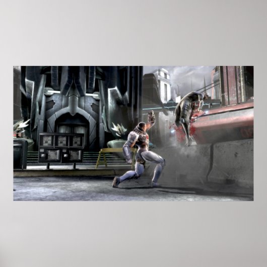 Screenshot: Cyborg vs Nightwing Poster (Voorkant)