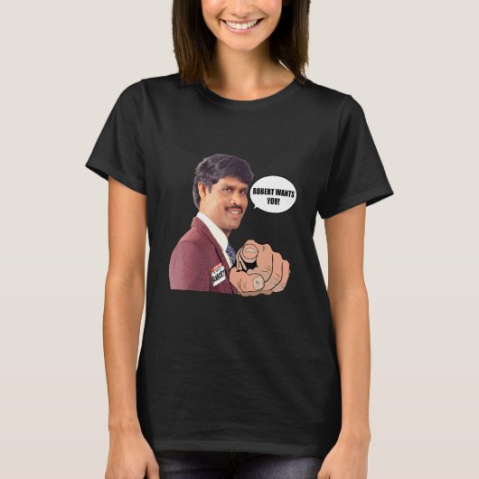 Screenshot Energy Meme u201CRobert Wants Youu201D T-shirt (Voorkant)