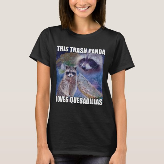 Screenshot Energy Meme u201CThis Trash Panda Loves T-shirt (Voorkant)