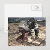 Screenshot: Flash vs. Grundy 2 Briefkaart (Voorkant / Achterkant)