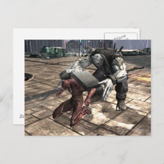 Screenshot: Flash vs. Grundy 2 Briefkaart (Voorkant / Achterkant)