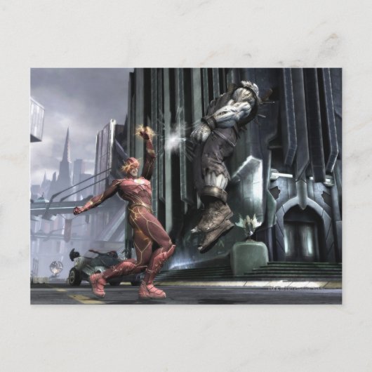 Screenshot: Flash vs. Grundy 3 Briefkaart (Voorkant)