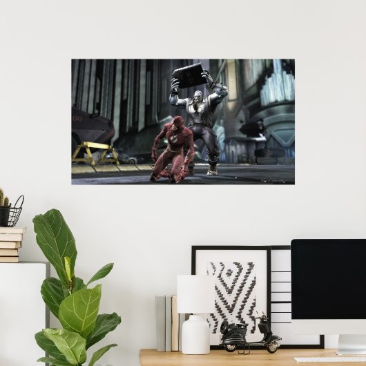 Screenshot: Flash vs. Grundy Poster (Thuiskantoor)