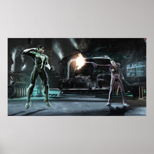 Screenshot: Green Lantern vs Joker Poster (Voorkant)