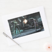 Screenshot: Green Lantern vs Joker Rechthoekige Sticker (Envelop)