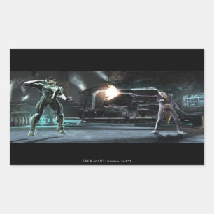 Screenshot: Green Lantern vs Joker Rechthoekige Sticker