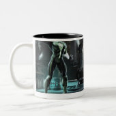 Screenshot: Green Lantern vs Joker Tweekleurige Koffiemok (Links)