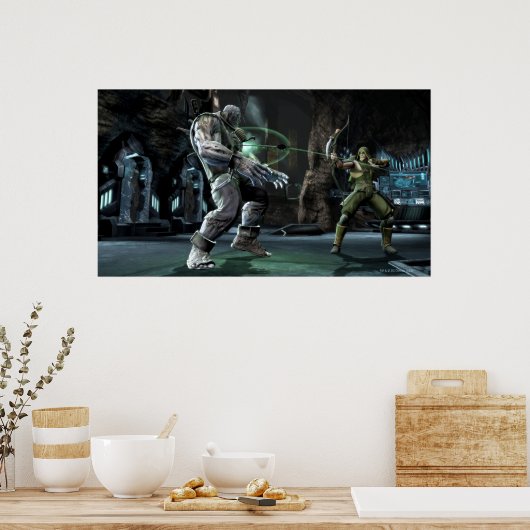 Screenshot: Grundy vs Green Arrow Poster (Keuken)