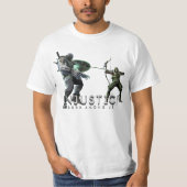 Screenshot: Grundy vs Green Arrow T-shirt (Voorkant)