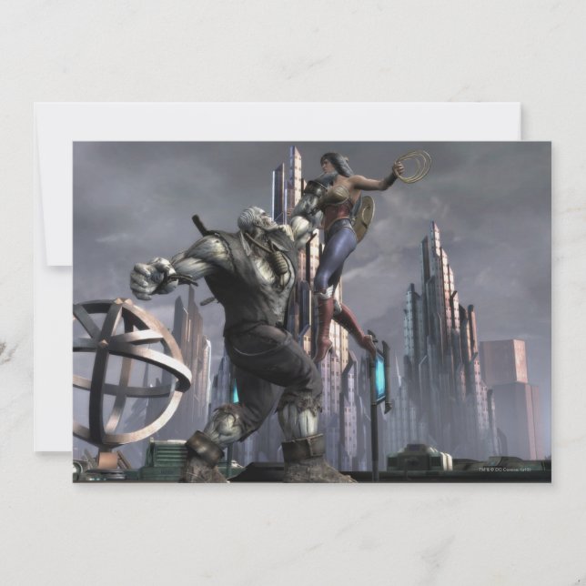 Screenshot: Grundy vs Wonder Woman (Voorkant)