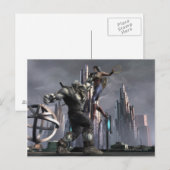 Screenshot: Grundy vs Wonder Woman Briefkaart (Voorkant / Achterkant)