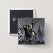 Screenshot: Grundy vs Wonder Woman Vierkante Button 5,1 Cm (Voorkant /achterkant)