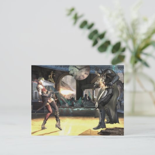 Screenshot: Harley vs Batman 2 Briefkaart (Staand voorkant)