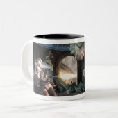 Screenshot: Harley vs Batman 2 Tweekleurige Koffiemok (Voorkant links)