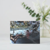 Screenshot: Harley vs Batman Briefkaart (Staand voorkant)