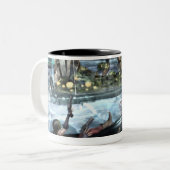 Screenshot: Harley vs Batman Tweekleurige Koffiemok (Voorkant links)