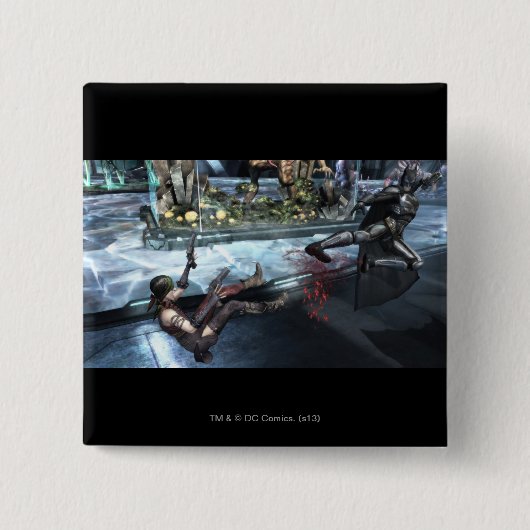 Screenshot: Harley vs Batman Vierkante Button 5,1 Cm (Voorkant)