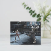 Screenshot: Harley vs Grundy Briefkaart (Staand voorkant)