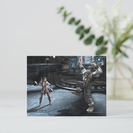 Screenshot: Harley vs Grundy Briefkaart (Staand voorkant)