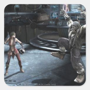 Screenshot: Harley vs Grundy Vierkante Sticker