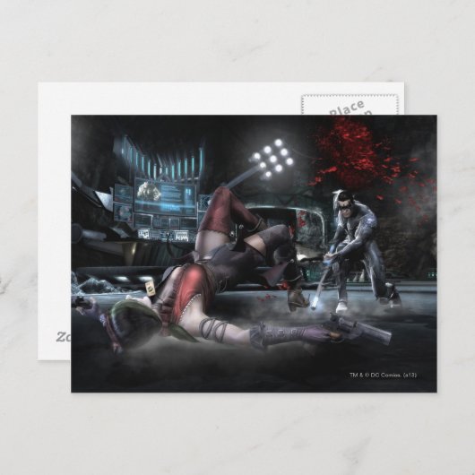 Screenshot: Harley vs Nightwing 2 Briefkaart (Voorkant / Achterkant)