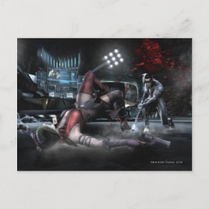 Screenshot: Harley vs Nightwing 2 Briefkaart