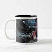 Screenshot: Harley vs Nightwing 2 Tweekleurige Koffiemok (Links)