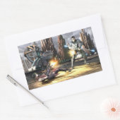 Screenshot: Harley vs Nightwing Rechthoekige Sticker (Envelop)