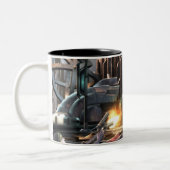 Screenshot: Harley vs Nightwing Tweekleurige Koffiemok (Links)