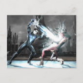 Screenshot: Nightwing versus Harley Briefkaart (Voorkant)