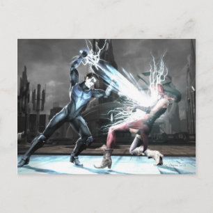 Screenshot: Nightwing versus Harley Briefkaart