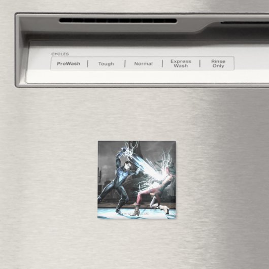 Screenshot: Nightwing versus Harley Magneet (Insitu (Vaatwasser))