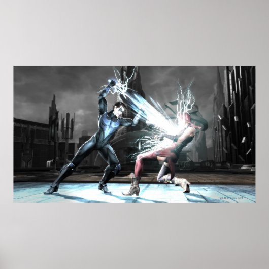 Screenshot: Nightwing versus Harley Poster (Voorkant)