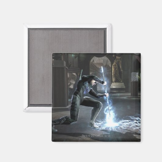 Screenshot: Nightwing vs Flash Magneet (Voorkant / Achterkant)