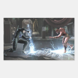 Screenshot: Nightwing vs Flash Rechthoekige Sticker