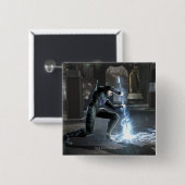 Screenshot: Nightwing vs Flash Vierkante Button 5,1 Cm (Voorkant /achterkant)