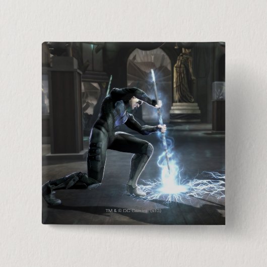 Screenshot: Nightwing vs Flash Vierkante Button 5,1 Cm (Voorkant)