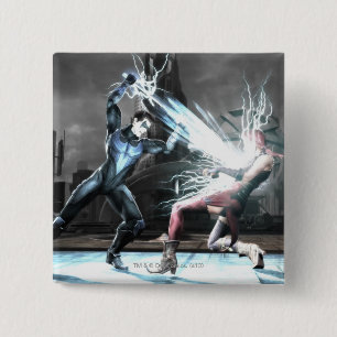 Screenshot: Nightwing vs. harley Vierkante Button 5,1 Cm